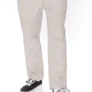 FASHION NOVA MEN Moto Nylon Joggers, Size L, NwT